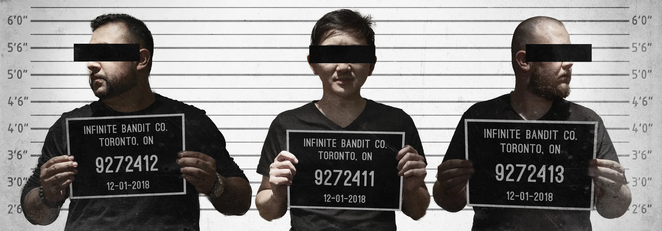 The Infinite Bandit creative collective together in Toronto